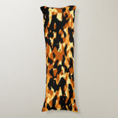 Oranje Zwart Camo Body Kussen (Voorkant Verticaal)