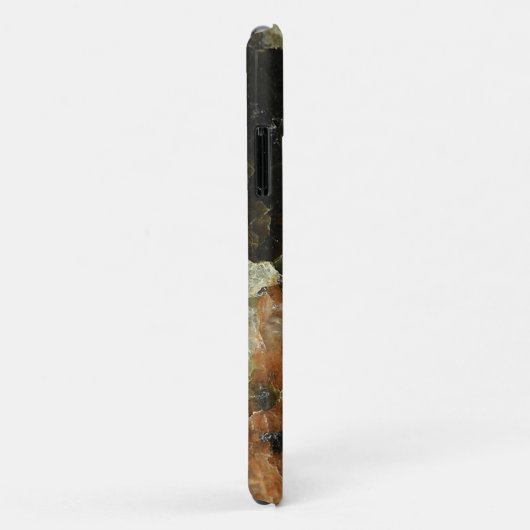 Oranje, zwart en helder kwartz Case-Mate iPhone case (Achterkant/rechts)