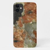 Oranje, zwart en helder kwartz Case-Mate iPhone case (Achterkant)