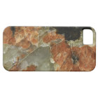 Oranje, zwart en helder kwartz