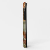Oranje, zwart en helder kwartz Case-Mate iPhone case (Achterkant/links)