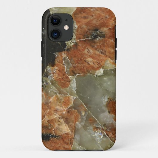 Oranje, zwart en helder kwartz Case-Mate iPhone case (Achterkant)
