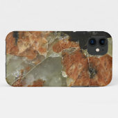 Oranje, zwart en helder kwartz Case-Mate iPhone case (Achterkant (horizontaal))