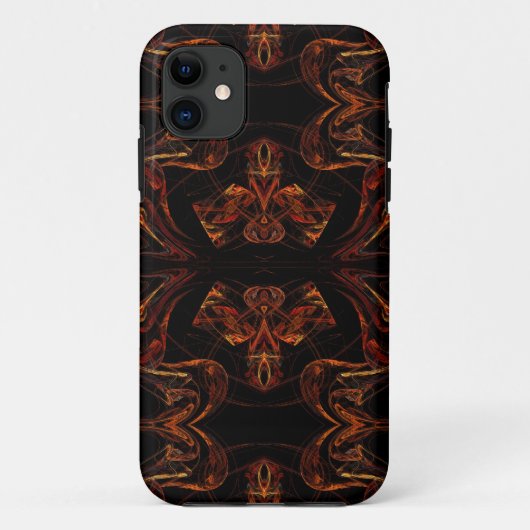 Oranje & zwart iPhone 5 Hoesje-Mate Barely daar Case-Mate iPhone Case (Achterkant)
