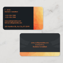 Oranje & Zwart Modern