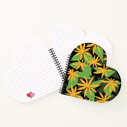 Oranje zwart notitieboek (Binnen)