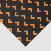 Oranje Zwart papier (Detail)