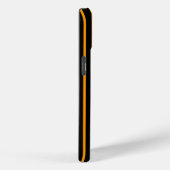 Oranje zwart verticaal stripes patroonontwerp Case-Mate iPhone case (Achterkant / Rechts)