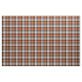 Oranje Zwart Wit Geruite Tartan Patroon Ontwerp Stof (Yard (91,4 cm))