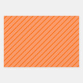 Oranje, Zwart & Wit Inpakpapier Vel (Voorkant 3)