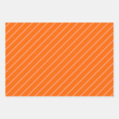 Oranje, Zwart & Wit Inpakpapier Vel (Voorkant)