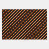 Oranje, Zwart & Wit Inpakpapier Vel (Voorkant 3)