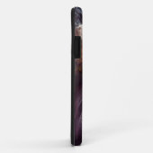 Oranje-zwarte abstracte monogram telefoongevallen. Case-Mate iPhone case (Achterkant/rechts)