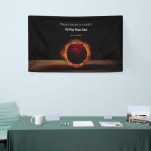 Oranje zwarte basketbal weekend party - Kampioen B Spandoek (Beurs)