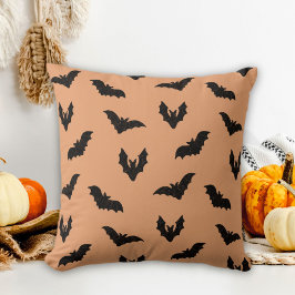 Oranje Zwarte Griezeldieren Vintage Halloween Deco Kussen