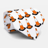oranje zwarte keizerbeschermingspylons stropdas (Opgerold)