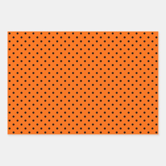 Oranje/zwarte patronen Reeks papierbladen oppakken Inpakpapier Vel (Voorkant 2)