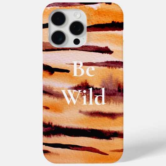 Oranje zwarte tijger dierenprint Case-Mate iPhone case (Achterkant)