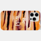 Oranje zwarte tijger dierenprint Case-Mate iPhone case (Achterkant (horizontaal))