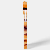 Oranje zwarte tijger dierenprint Case-Mate iPhone case (Achterkant / Links)