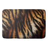 Oranje zwarte tijgerstripes — Dierafdrukken Badmat (Voorkant)