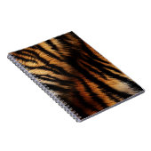 Oranje zwarte tijgerstripes — Dierafdrukken Notitieboek (Rechterzijde)