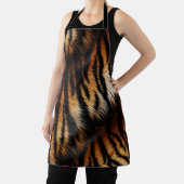 Oranje zwarte tijgerstripes — Dierafdrukken Schort (Insitu)