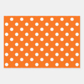Oranje, Zwarte & Witte Inpakpapier Vellen (Voorkant)