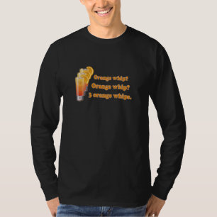 Oranje zweep Sinaasappel zweep 3 Oranje zwepen T-shirt