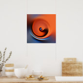oranje zwijn poster (Keuken)