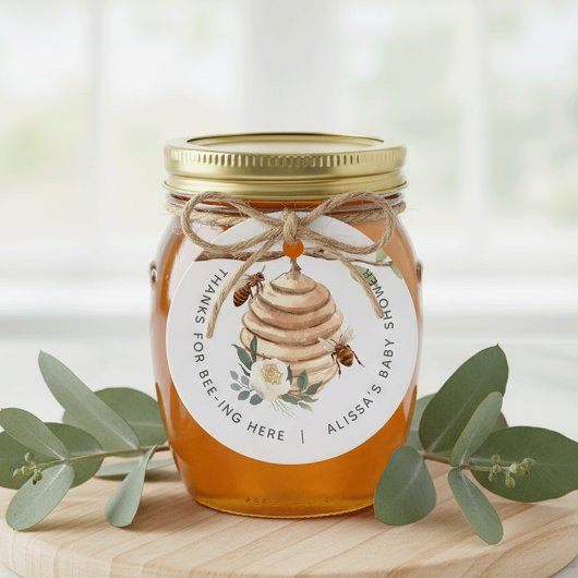 Oranjebloesem Honing Bij Bedankjes Labels