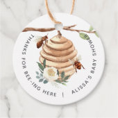 Oranjebloesembee Bedankjes Labels (Voorkant)