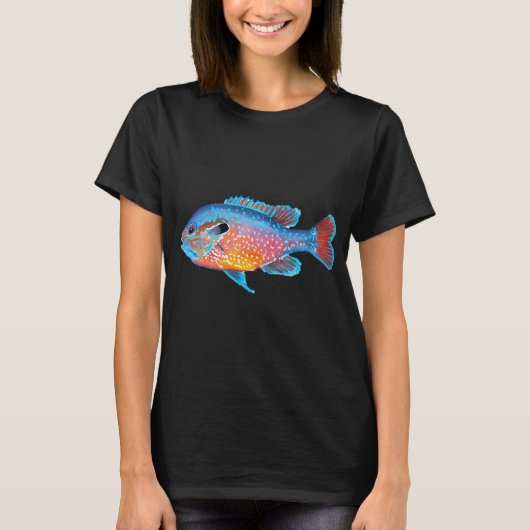 Oranjegevlekte Zonvis T-shirt (Voorkant)
