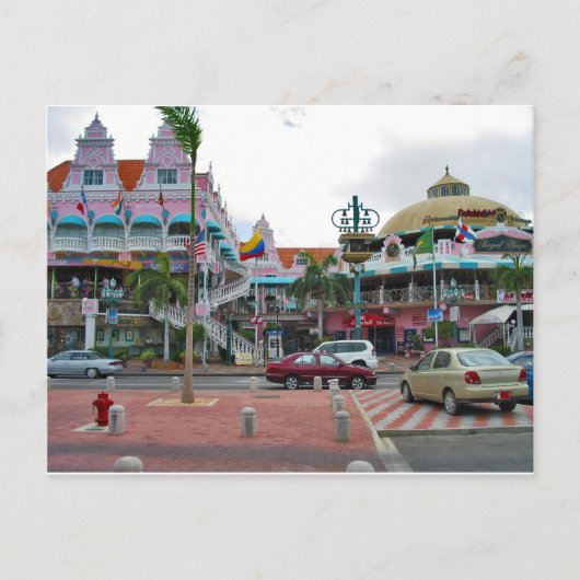 Oranjestad Aruba Briefkaart (Voorkant)