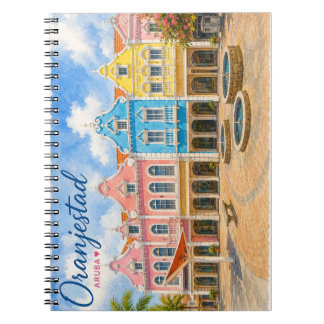 Oranjestad Aruba Caribisch Eiland Reis Souvenir Notitieboek