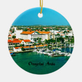 Oranjestad Aruba Keramisch Ornament (Voorkant)