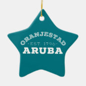 Oranjestad Aruba Ornament (Voorkant)