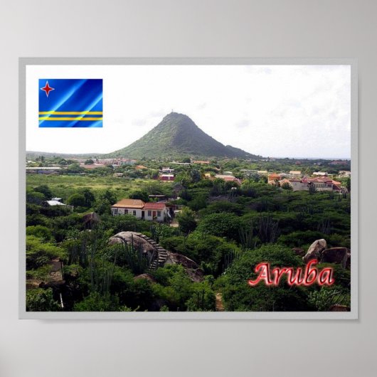 Oranjestad - Aruba - Poster (Voorkant)