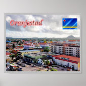 Oranjestad - Aruba Poster (Voorkant)