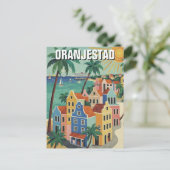 Oranjestad Aruba Reizen Briefkaart (Staand voorkant)