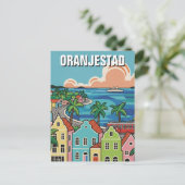 Oranjestad Aruba Reizen Briefkaart (Staand voorkant)