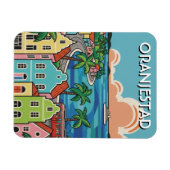 Oranjestad Aruba Reizen Magneet (Horizontaal)