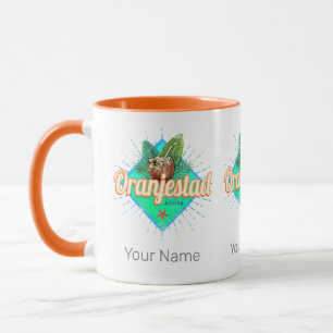 Oranjestad Aruba Retro  Caribisch Souvenir Mok