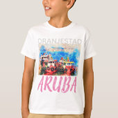 Oranjestad Aruba, sleepboten #2, jongen T-shirt (Voorkant)