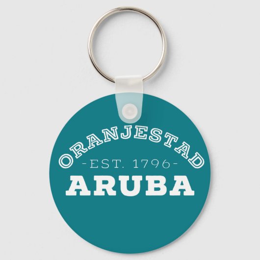 Oranjestad Aruba Sleutelhanger (Voorkant)