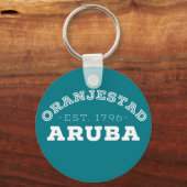 Oranjestad Aruba Sleutelhanger (Voorkant)