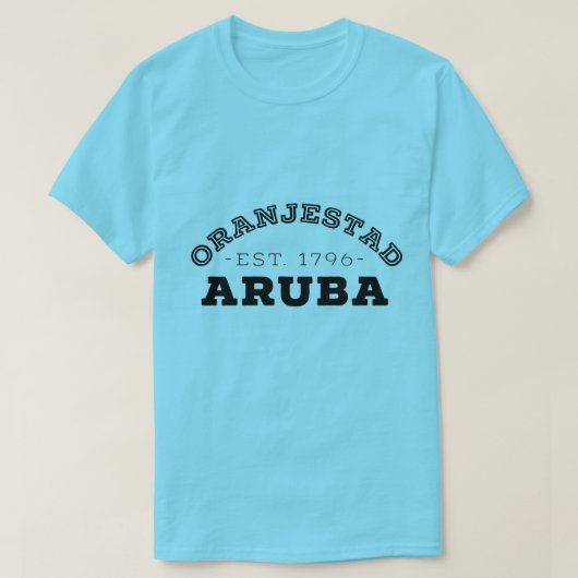 Oranjestad Aruba T-shirt (Design voorkant)