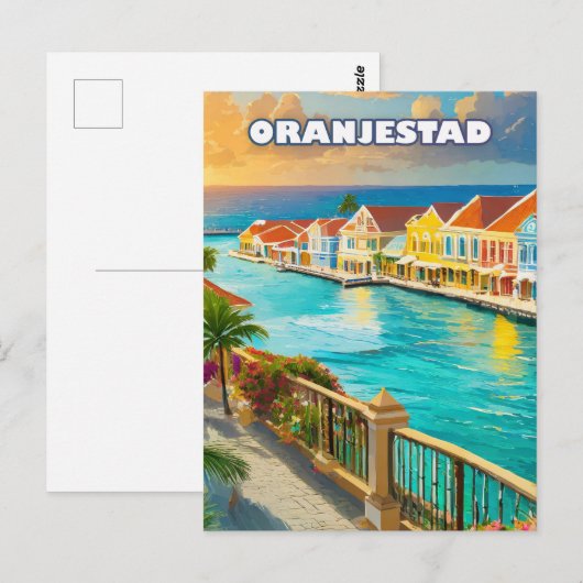 Oranjestad, Caribbean jewel Briefkaart (Voorkant / Achterkant)