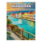 Oranjestad, Caribbean jewel Perfect Poster (Voorkant)