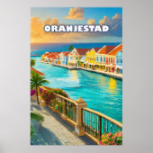 Oranjestad, Caribbean jewel Poster (Voorkant)